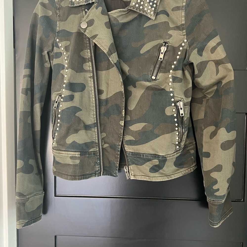Afrm camo studded jacket